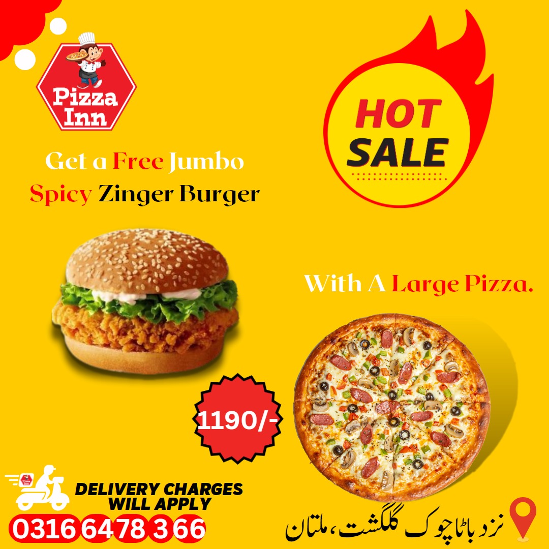 pizzainn_02's tweet photo. "Calling all fast food lovers! 🍔🍕 Upgrade your meal game with our mouth-watering zinger burger and pizza. And as a member, enjoy exclusive perks and discounts on every order. Join our membership program now! #fastfood #zingerburger #pizza #membershipperks" 
PizzaInn_official https://t.co/XFjcaD5HUx