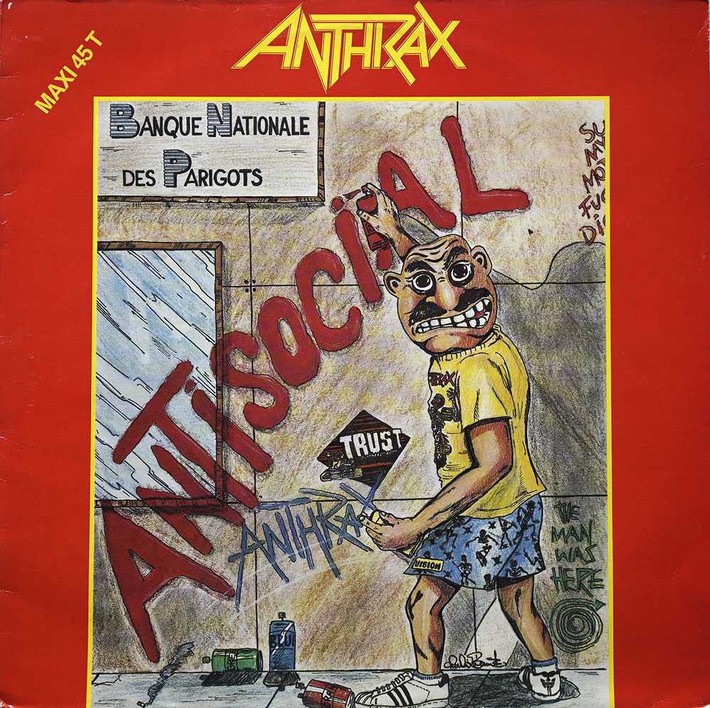 Mar 6th 1989 #Anthrax released the single “Antisocial” #ThrashMetal 

Did you know...
The international version B-side features a cover of the KISS classic “Parasite”
The song peaked at number 44 on the #BillboardCharts