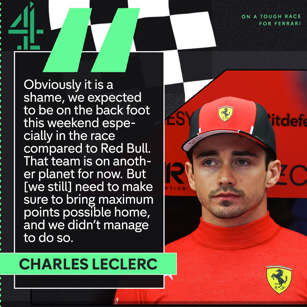 A disappointing race for @Charles_Leclerc 😞 #BahrainGP 🇧🇭 | #C4F1 | #F1