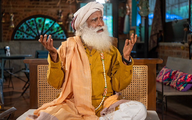 The idea that women are inferior to men is absurd. When a man is born of a woman, how can he be superior and she inferior. #WomensDay #SadhguruQuotes