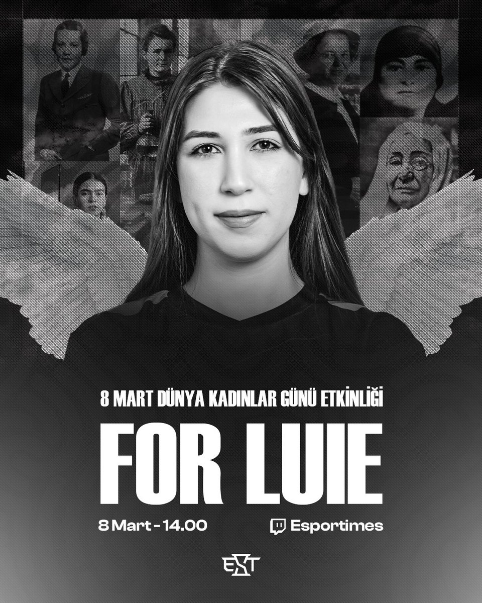 🤍 8 Mart Dünya Kadınlar Günü Etkinliği: For Luie 🤍

⏰ 8 Mart 14.00
🔗 twitch.tv/esportimes

Detaylar için 👇🏻

Bu etkinlik ile hem kadın ve erkek oyuncuların aynı takımda oynayabileceklerine dikkat çekmek hem de geçtiğimiz ay depremde hayatını kaybeden espor oyuncusu