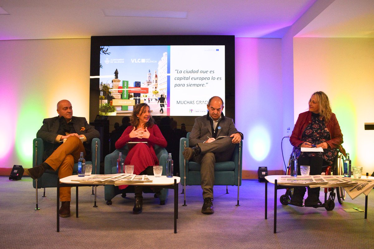 PalcongresVLC's tweet photo. Hoy en @PalcongresVLC se ha realizado la jornada  organizada por el @levante_emv para hacer balance de la Capitalidad Europea del Turismo Inteligente

🎙️@SylviaAndres
"La capitalidad no es fruto del azar, sino del trabajo realizado durante mucho tiempo por el sector y la ciudad" https://t.co/sjpiV6YEK8