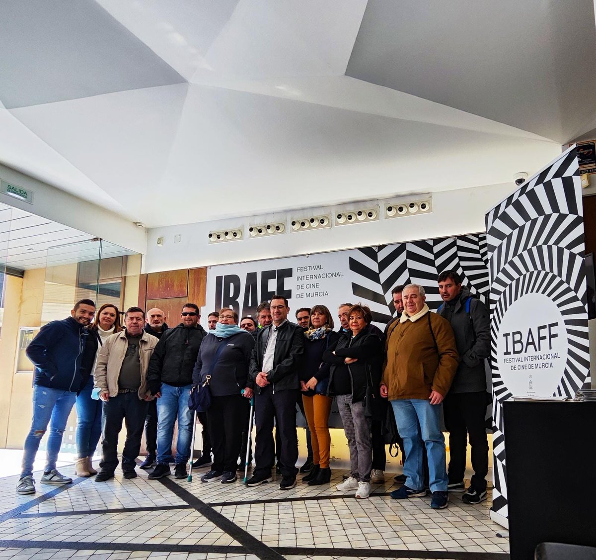 afemnor's tweet photo. 😊📽Maravillosa mañana de cine y cultura en #ibaff13 👍🎬
 Gracias a @festivalibaff y @SaludMentalRM  por invitarnos a participar este año en #ibaffsolidario https://t.co/iuFFjnD47j