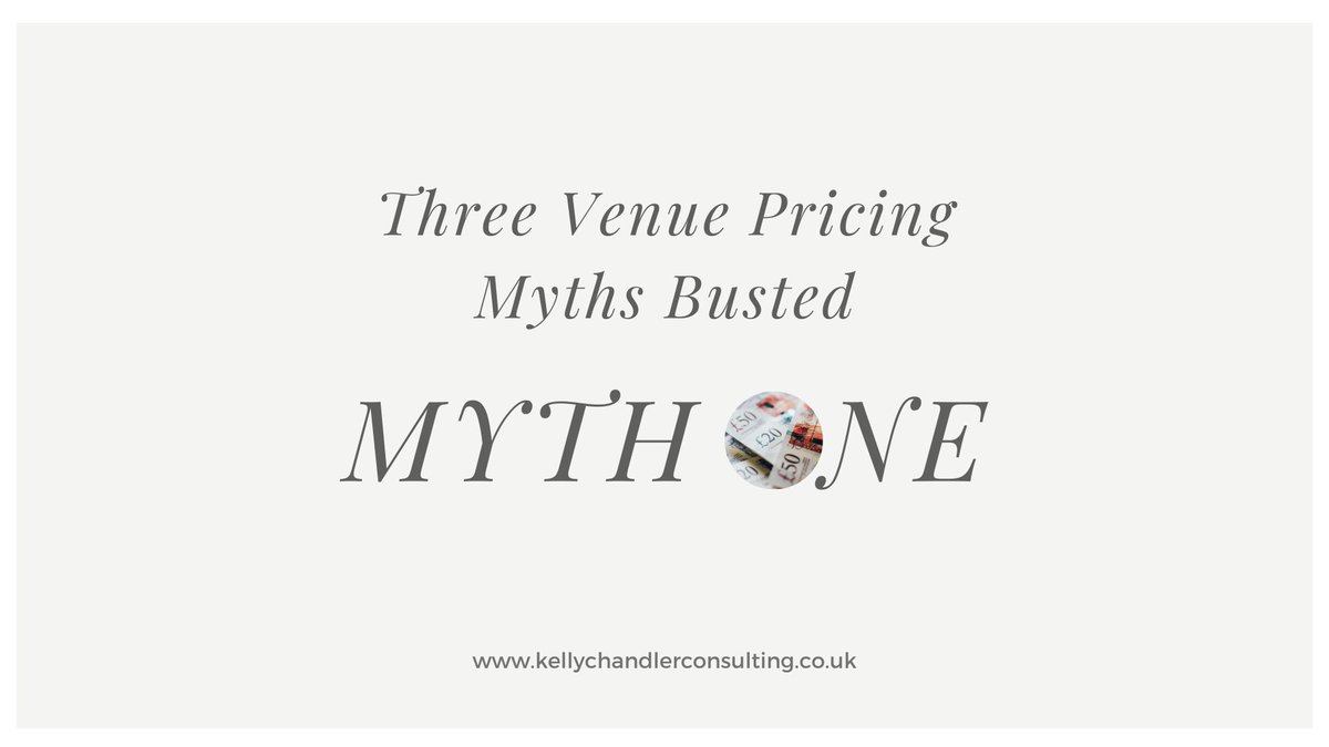 As we hurtle towards the new wedding season, I’m dedicating 3 posts to venue pricing! A topic front &amp; centre of many consultations this month. Today is 𝗠𝗬𝗧𝗛 𝟭 of my 𝟯 𝗩𝗘𝗡𝗨𝗘 𝗣𝗥𝗜𝗖𝗜𝗡𝗚 𝗠𝗬𝗧𝗛𝗦 𝗕𝗨𝗦𝗧𝗘𝗗 - click to find out what it is: bit.ly/KC_Insta