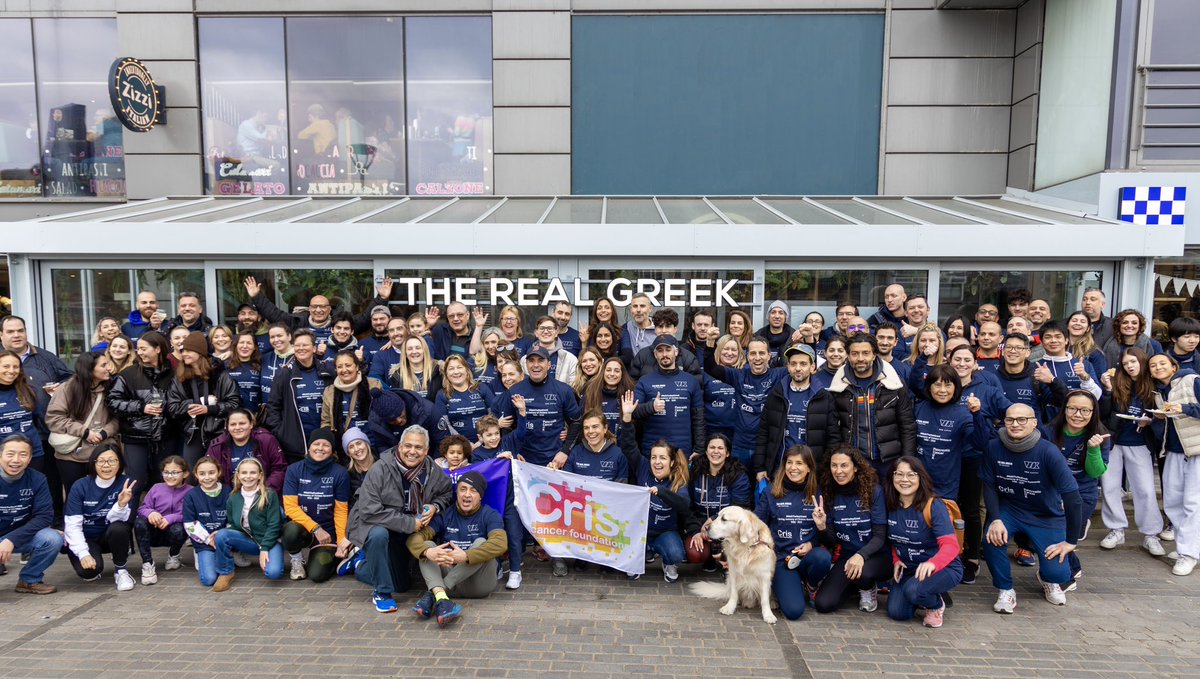 A massive well done to our big Greek family! 👏 Yesterday we walked a half-marathon around London, in support of @Pancreaticcanceruk and @CRISCANCERUK - to raise funds and awareness for a cause close to our hearts #WalkTheRealGreek