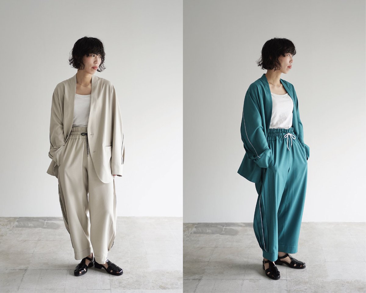 Itochi プリーツトラックパンツ カジュアルパンツ | red-village.com