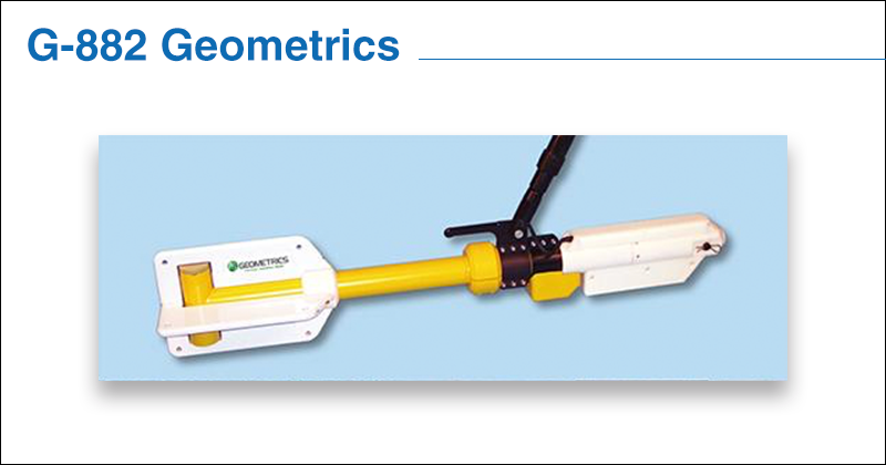 Il #magnetometro marino G-882 <a href="/Geometrics_Inc/">Geometrics Inc.</a> è particolarmente adatto per il rilevamento e la mappatura di tutti gli oggetti ferrosi di qualsiasi dimensione come #relitti, cavi, condutture, #UXO, fusti e qualsiasi altro oggetto che crei anomalia magnetica.