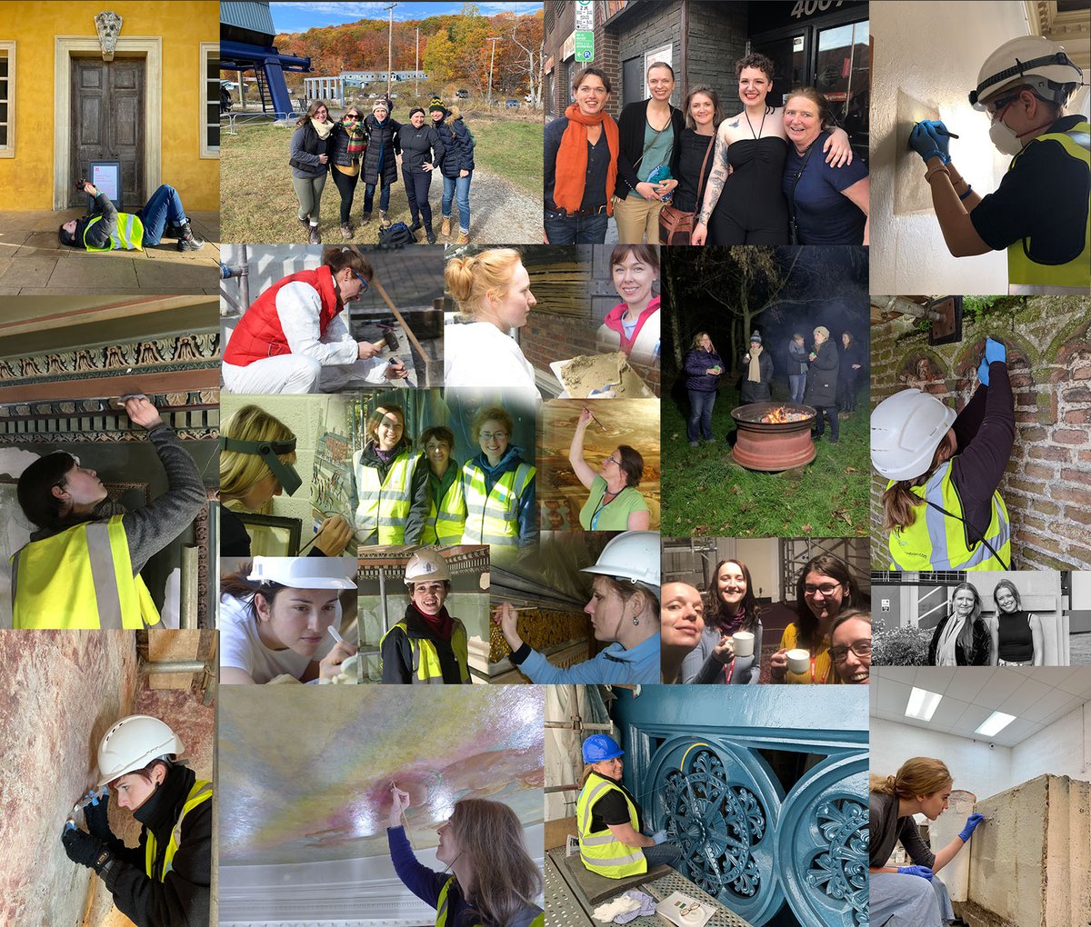To mark #InternationalWomensDay a little montage of just some of the #amazinglytalented and hard working women we have had the pleasure of working alongside over the years. #teamwork #inspiration #proud  #conservation #WomensDay #WomensDay2023