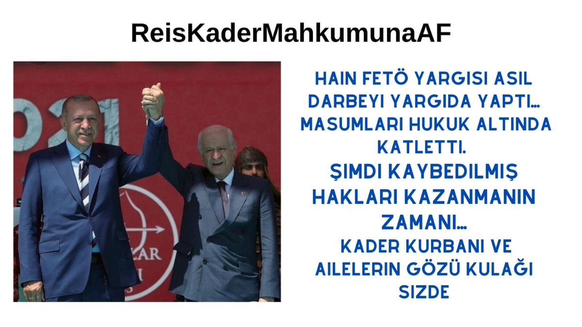 ylmz0066's tweet photo. ReisKaderMahkumunaAF
@dbdevletbahceli @RTErdogan https://t.co/NSzXABCADR