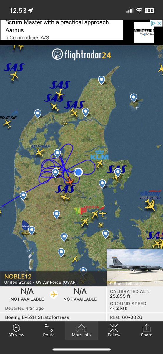 kaskastoft's tweet photo. @flightradar24 Living right under them atm😄 https://t.co/XP5OK7ikey