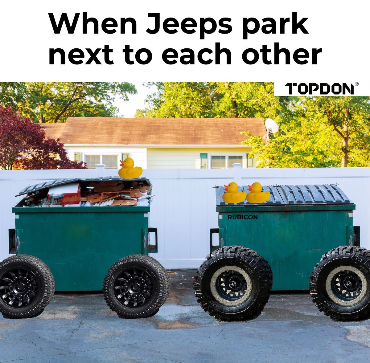 Hey guys, does anyone know if 35's will fit without a lift?

#TOPDON #memes #jeep