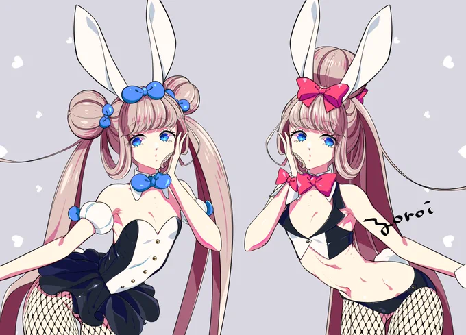 バニー×バニー#ヨロイ創作 #創作腰骨 