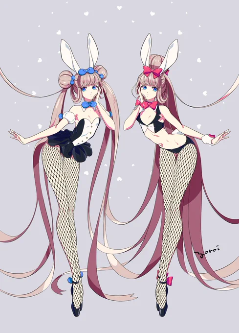 バニー×バニー#ヨロイ創作 #創作腰骨 