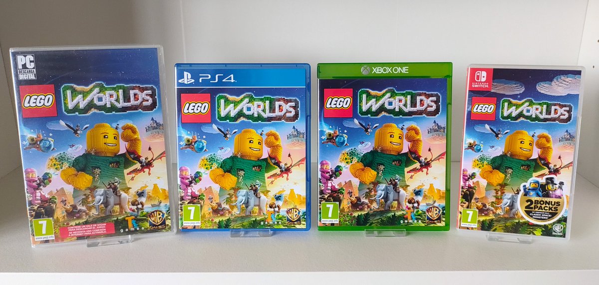 The LEGO Video Game Museum on "Today marks the 6th for Games LEGO Worlds. Released on March 7th 2017, for PC, PS4 XBOX One, (released for Nintendo Switch