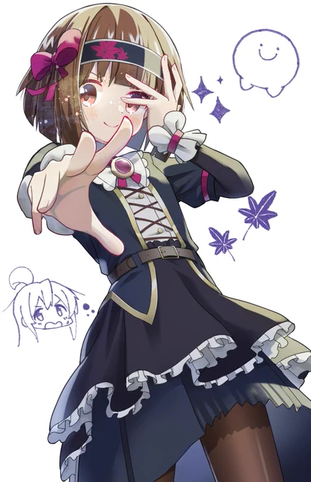 #おにまいお絵かき中二病もみじ 