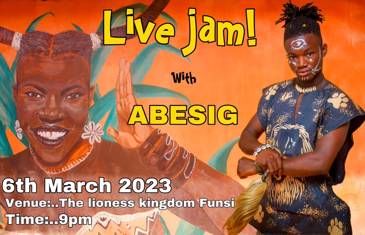 Wiyaala's tweet photo. Wiyaala's #GhanaIndependence Day Jam 9pm tonight, The #lionesskingdom #Funsi Upper West Region #Ghana 
Artists performing: #Abesig #Abudu #ChinChigaBand #Etornam #Maneja #Wiyaala #Zakious @inplaceofwar https://t.co/G2eULNgtSs