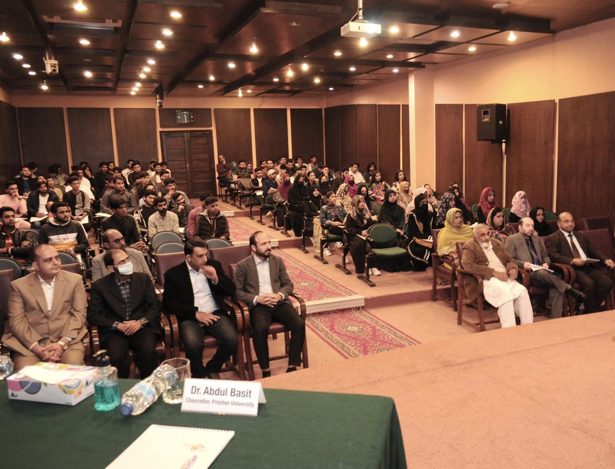 PrestonUni's tweet photo. Orientation session for Spring Semester - 2023 freshmen students to get acquainted with the university, it’s rules and surroundings. https://t.co/75k2Msutq7
