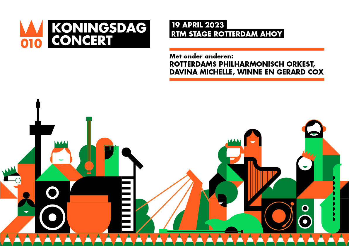 rotterdamahoy's tweet photo. Op 19 april komt Koningsdagconcert naar RTM Stage! 👑Deze speciale Rotterdameditie van het Koningsdagconcert is gratis toegankelijk voor publiek.
🎟️Tickets zijn vanaf 10 maart 10:00 uur gratis verkrijgbaar!
#rotterdam #ahoy #rotterdamahoy #rtmstage #koningsdagconcert https://t.co/iA07YJTlNJ
