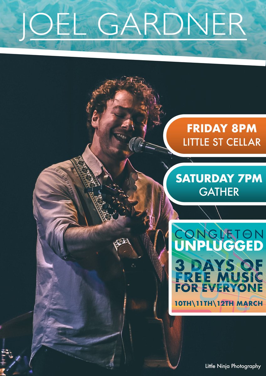 _joelgardner's tweet photo. I’m playing two sets at @CongoJazzBlues #congletonunplugged this weekend. One at @RovingBeer (Little St Cellar) and one at Gather. It’ll be a big one. Looking forward to it #nubit @CongletonNub #congleton https://t.co/AvDMe8O1S7
