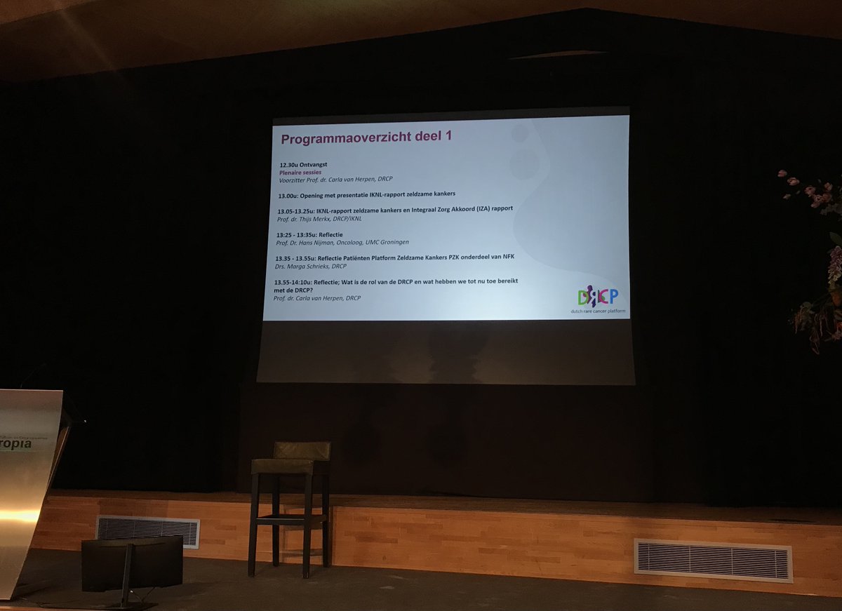 IKNL's tweet photo. Vandaag, om 13.00 begint het symposium van het Dutch Rare Cancer Platform #DRCP. Deze middag zullen we live een aantal highlights delen. #ZeldzameKanker https://t.co/X2AZeqvlNW