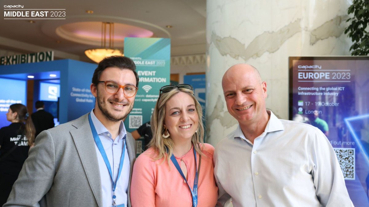 capacitymedia's tweet photo. #CapacityMiddleEast 2023 is now officially underway! The registration desk is now open, so all of our delegates can collect their badges &amp; join us for our #DatacloudMiddleEast content this afternoon. https://t.co/eFtODrW6N4