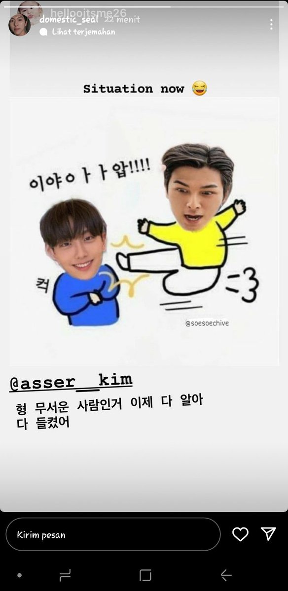 AquariusGirl046's tweet photo. Hanbin asser igs
Hanbin :bro sekarang aku tau kau orang yang menakutkan aku dengar semuanya
Sejun : hahahhaha
Ngakakkk bett njir lu bedua udah kaya tom&jerry🤣🤣🤣
#soesejun #SinglesInferno2 https://t.co/UwEVSLGX0l