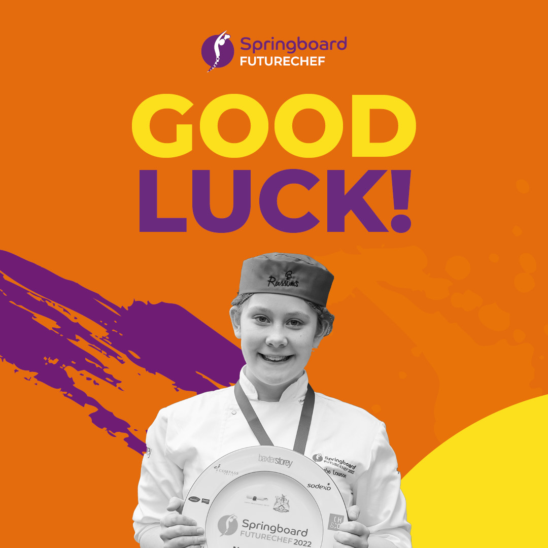 One week to go until the 2023 National Final! 🏆

Next Monday, our 12 Springboard FutureChef National Finalists will be taking to their stations at Westminster Kingsway College! 

We wish them all the best of luck 💜

#Springboard #FutureChef