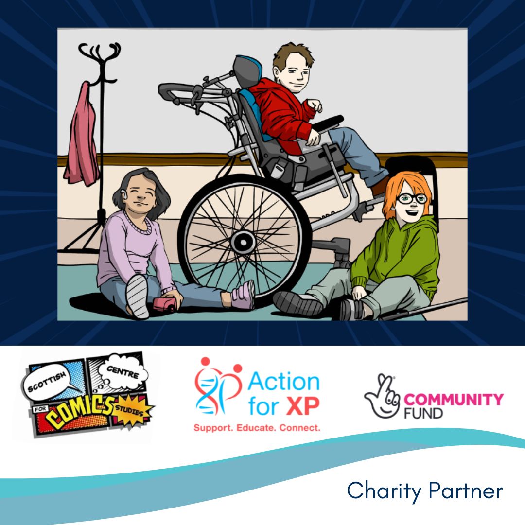 RareRevolutionM's tweet photo. #ActionForXP, in collaboration with the @dundeeuni’s Scottish Centre for Comics Studies and the teen XP community, launch a new resource to support and empower young people with #XerodermaPigmentosum (#XP).
Read the full #PressRelease here: https://t.co/eEOi8AreMH https://t.co/Y6GQm9Qlm5