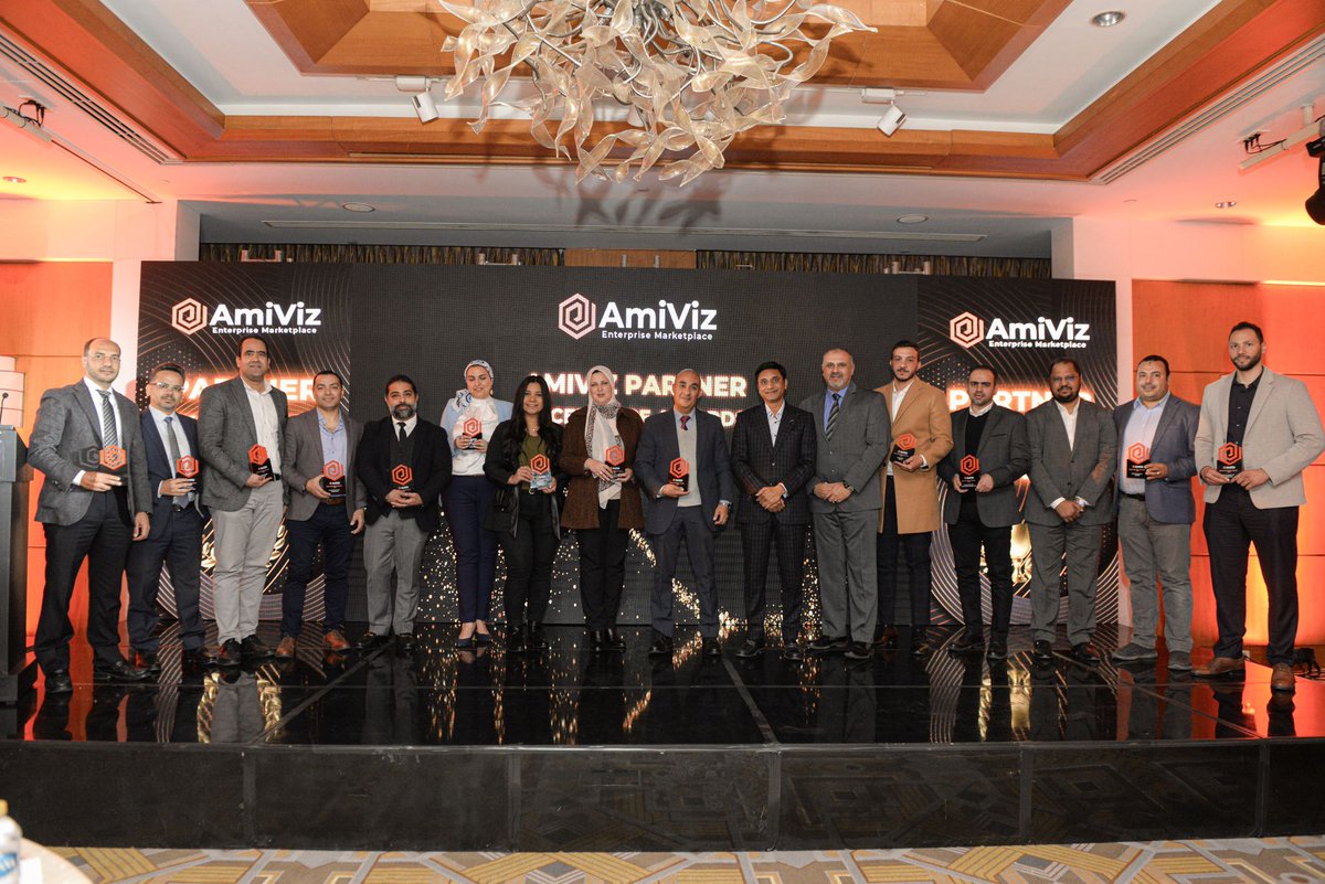 BARQSystems's tweet photo. It’s our pleasure to announce that we have been awarded by @ami_viz as Solutions Diversity Partner, in their Partner Excellence Awards in Cairo ceremony.
We are thrilled for having you as a partner for many more successes.
#BARQSystems #AmiViz #PartnerExcellenceAwards https://t.co/CFAZWGG6JO