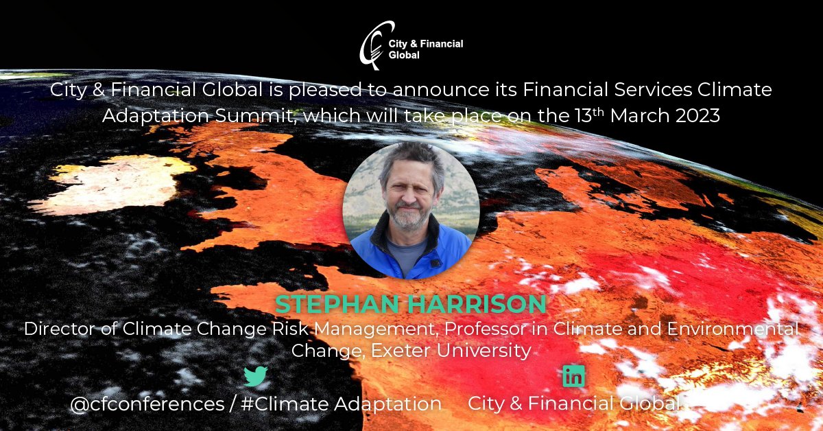 City & Financial Global (@cfconferences) on Twitter photo 📽️We are delighted to share an interview with Stephan Harrison, Director of <a href="/risk_climate/">Climate Change Risk Management</a> Professor in Climate and Environmental Change <a href="/UniofExeter/">University of Exeter</a>
✨ WATCH HERE ✨ cityandfinancialglobal.com/the-financial-…
#ClimateAdaptation 📽️We are delighted to share an interview with Stephan Harrison, Director of <a href="/risk_climate/">Climate Change Risk Management</a> Professor in Climate and Environmental Change <a href="/UniofExeter/">University of Exeter</a>
✨ WATCH HERE ✨ cityandfinancialglobal.com/the-financial-…
#ClimateAdaptation