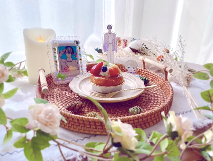 これは昨日食べたお祝いケーキ写真 
