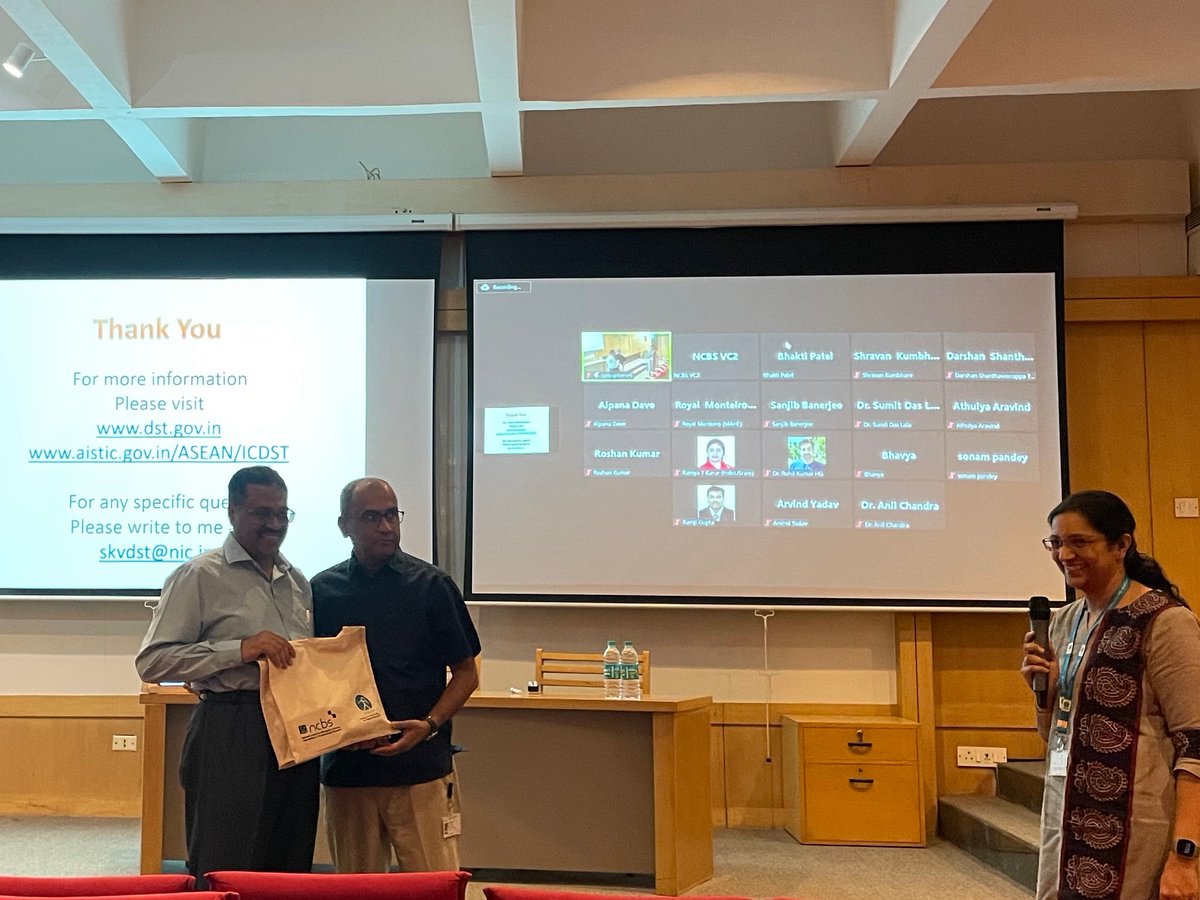 Thank you Dr. SK Varshney <a href="/skvdst/">Sanjeev Varshney</a> for the insightful session on overview of the approaches and strategies for India's International scientific cooperation.
<a href="/BLiSC_India/">Bangalore Life Science Cluster (BLiSC)</a> <a href="/NCBS_Bangalore/">National Centre for Biological Sciences</a> <a href="/DBT_inStem/">iBRIC-inStem</a> <a href="/TIGS_India/">Tata Institute for Genetics and Society, India</a> @CCAMP_Bangalore