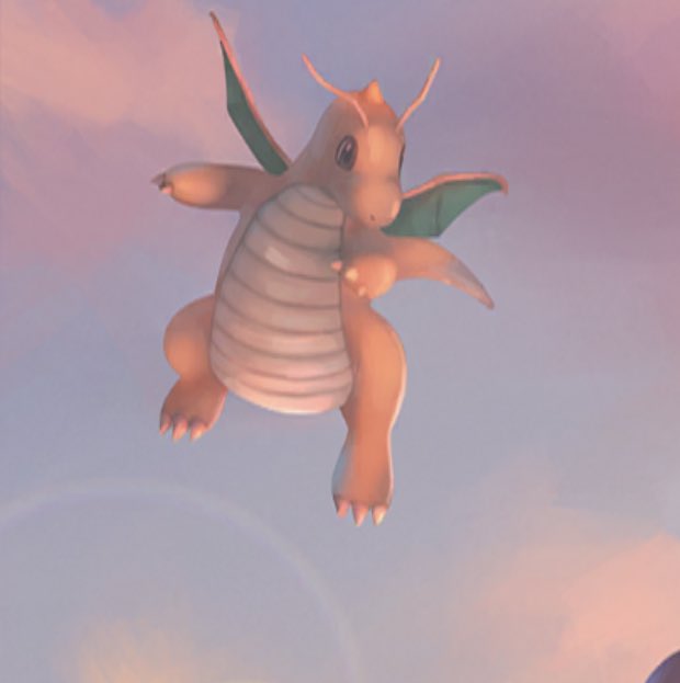Look at Dragonite in the Pokémon GO waiting screen! 🧡