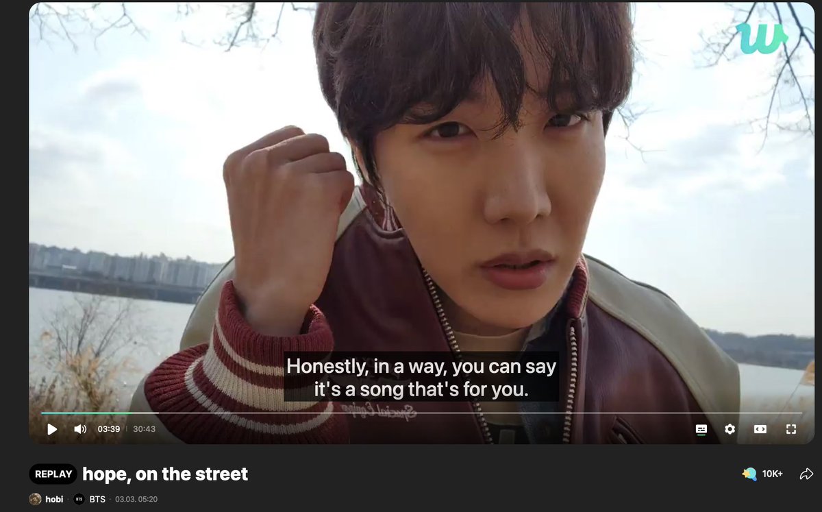 BTS & ARMY History Day on Twitter "Subtitles are available for jhope's live now! jhope BTS 