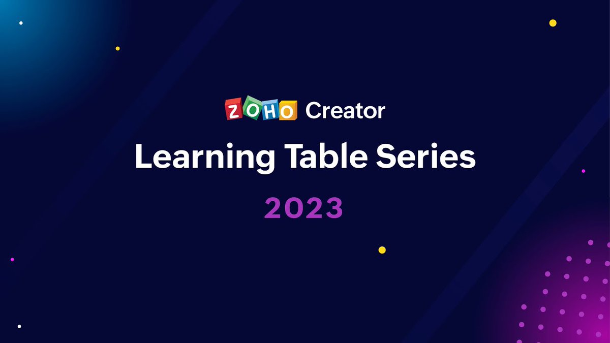 ZohoCreator's tweet image. It&apos;s time to digitalize your retail business with Creator! Tap on the link below as we take you through a detailed webinar exclusively on how to build an application for supermarkets.  zurl.co/WmoI #retail #learningtable #lowcode