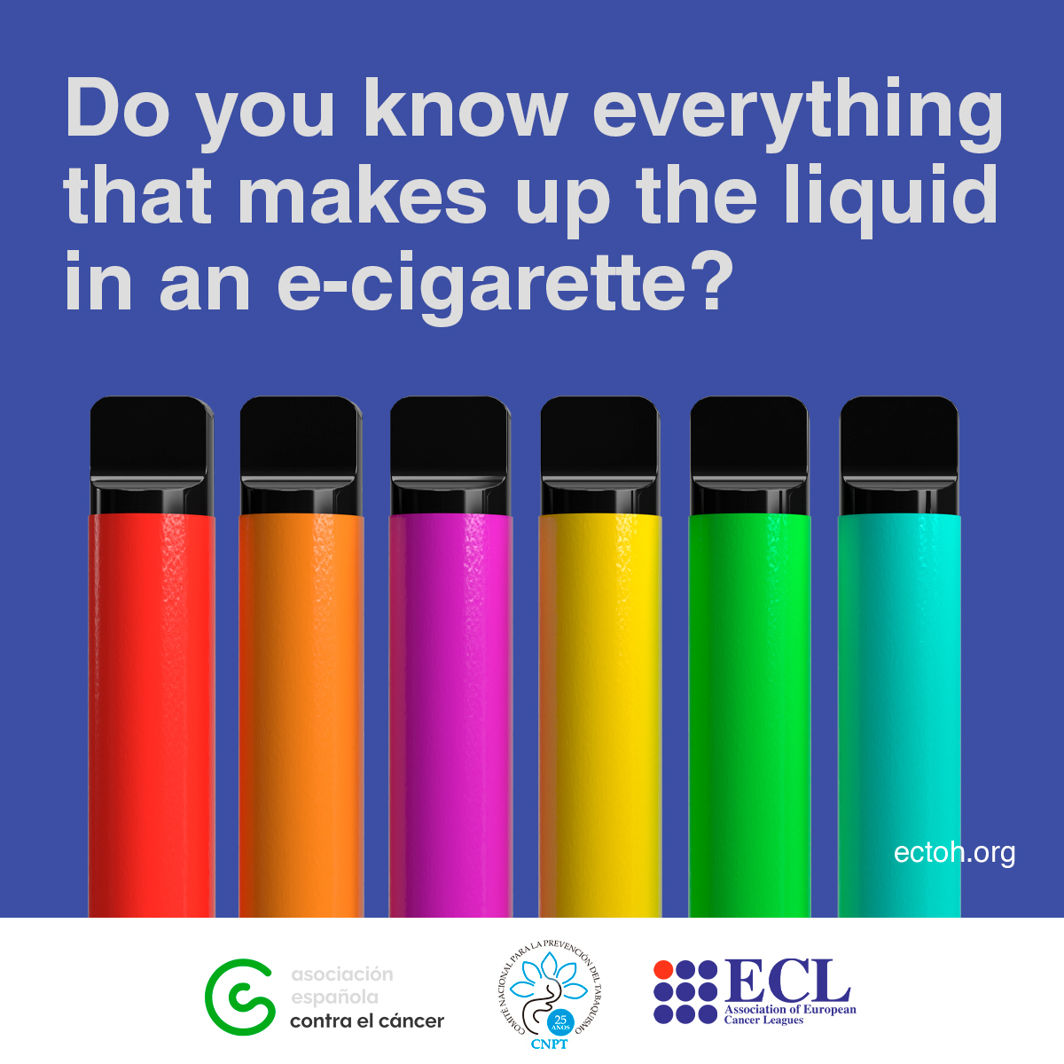 Do you know everything that makes up the liquid in an e-cigarette? WHO warns that e-cigarettes are not a reliable treatment for smoking cessation. E-cigarettes are powered by a rechargeable Do you know everything that makes up the liquid in an e-cigarette? WHO warns that e-cigarettes are not a reliable treatment for smoking cessation. E-cigarettes are powered by a rechargeable