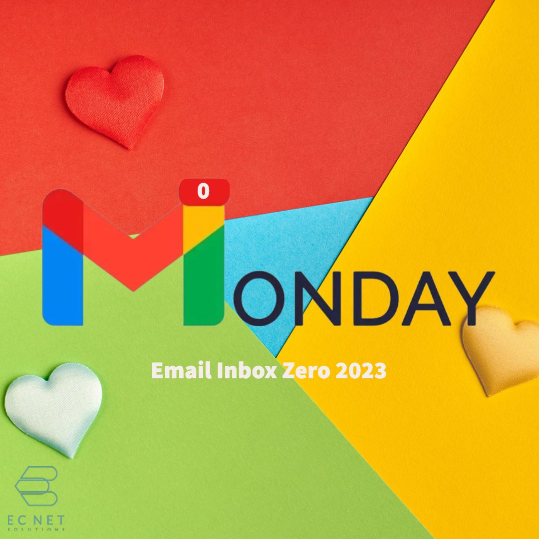 ecnetsolutions's tweet image. Email Inbox Zero 2023. EC Net Solutions takes pride in helping clients declutter their mail and organize their lives!

#ECNetSolutions #email #CDAP #inboxZero #emailzeroinbox2023 #NewYearGoal #ecnetsolutions #declutter #organize #mondayorganization