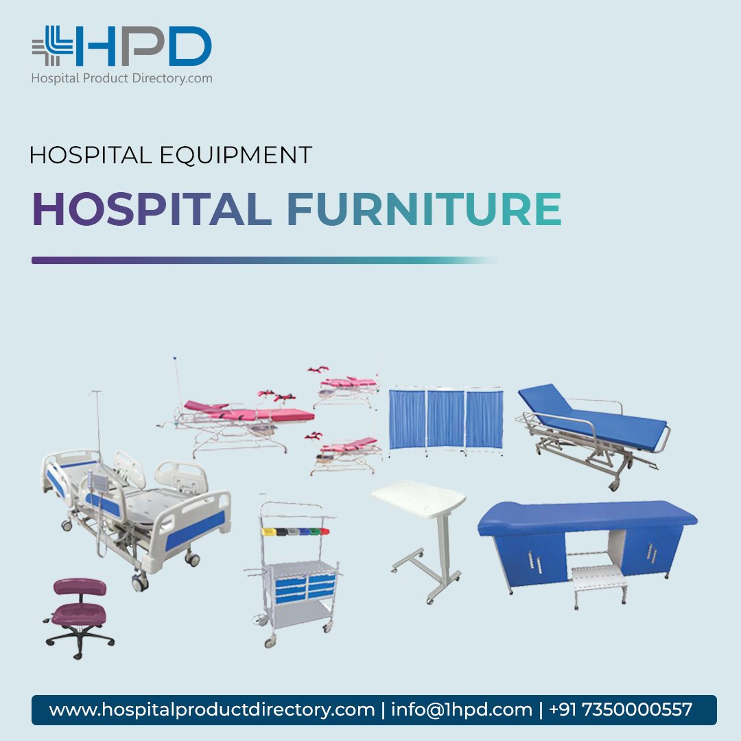 AkshataW2's tweet photo. Hospital Furniture Dealers, Suppliers, &amp; Manufacturers contact details listed on the Hospital Product Directory.

Visit: https://t.co/lmSLJUAwyK

#hospitalfurniture
#hospitalbed
#medicalsuppliers
#hospitalptoductdirectory https://t.co/bbieWkAGyw