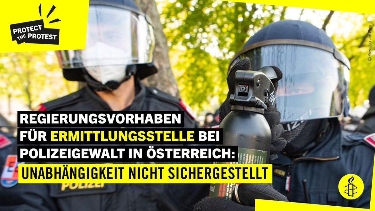 Wir begrüßen, dass das lang versprochene Vorhaben zur Errichtung einer #Ermittlungsstelle zur Untersuchung von #Polizeigewalt nun endlich umgesetzt wird: bit.ly/3F0vmks #ProtectTheProtest 1/2