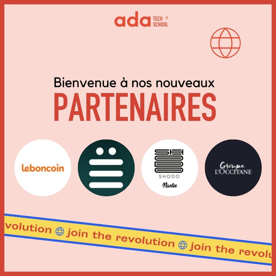 🤩 Ce mois-ci nous souhaitons la bienvenue à  <a href="/SHODOioFR/">Shodo</a>  et <a href="/AbbealCorp/">Abbeal</a>  🤗, et nous remercions par la même occasion <a href="/leboncoin/">leboncoin</a>  et <a href="/LOccitane_FR/">L'OCCITANE</a>  pour leur renouvellement de partenariat 🙌

#partenariat #partners #code #coding #informatique #tech #B2B