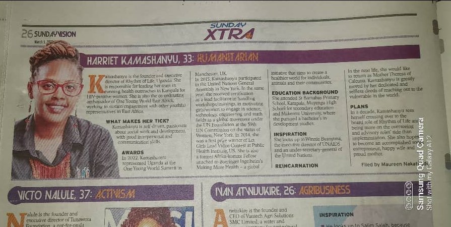 muyenga_high's tweet photo. We are happy to have our own #Old Girl @kamashanyu featured for the #40 under 40Humanitarian award . 
@IMiwanda @KYOBEPATRICK @BryanMusolio @MuigaiMary1 https://t.co/k43PLAEDYQ