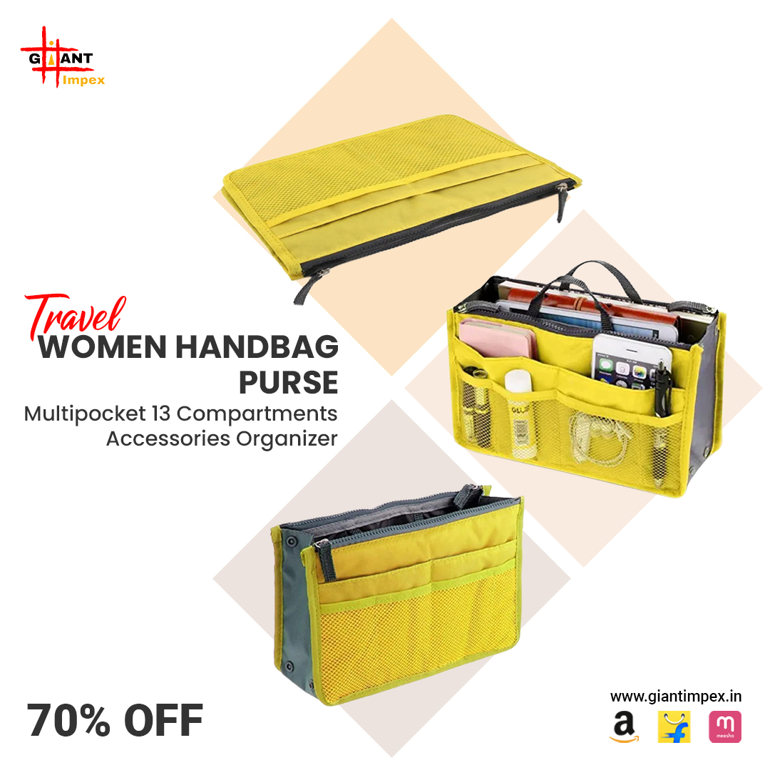 ImpexGiant's tweet image. Ask for GIANT IMPEX Purse Organizer for Ladies Handbag
#Womens #Multipocket #Handbag
13 Compartments Travel Accessories Organizer, Water Resistant Kit Durable Cosmetic Pouch, Multiple Pocket Zipper Purse.
#Amazon
amazon.in/dp/B0BFL9NTP6/…
#Flipkart
flipkart.com/giant-impex-wo…