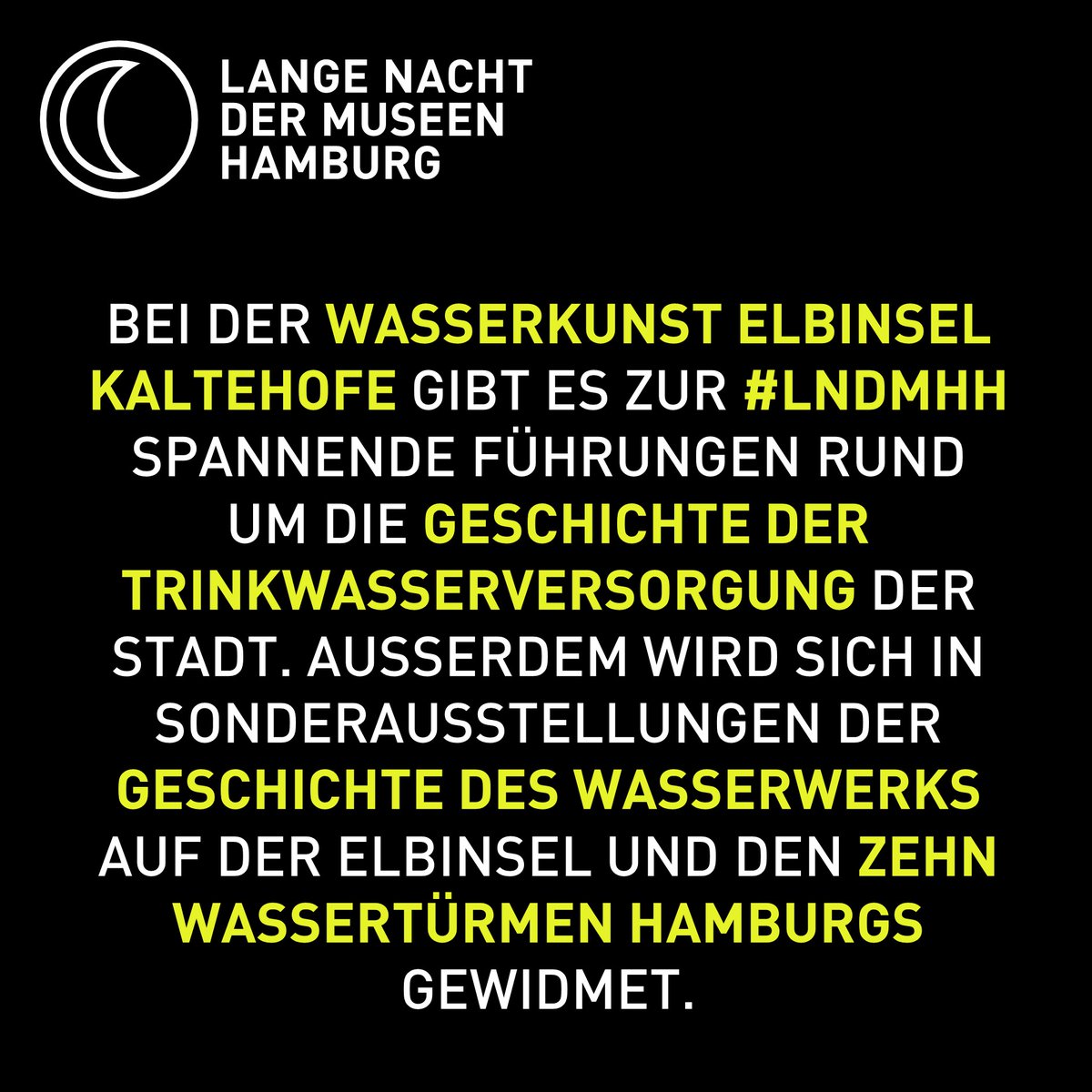 lndmhh's tweet photo. #MUSEUMSMONTAG
Die Wasserkunst Elbinsel Kaltehofe bietet zur #LNDMHH Spannendes rund um das ehemalige Wasserwerk - werdet selbst zu Wasserträger*innen und erkundet das Gelände bei einer Taschenlampenführung. Mehr Infos zum Programm unter: https://t.co/BX8aOdRGVZ https://t.co/TkzSpmAYg8