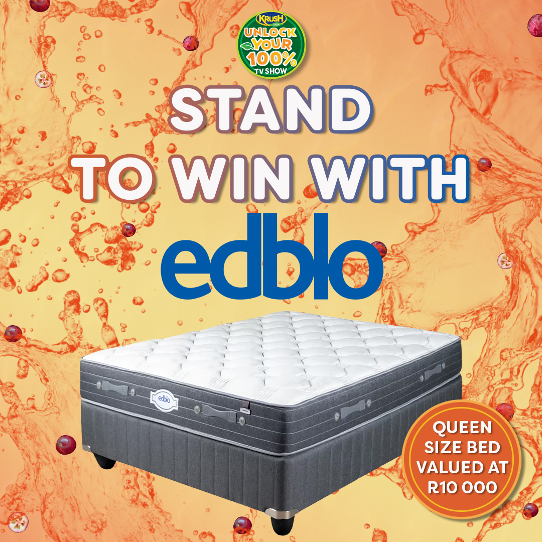 CloverKrush's tweet photo. WIN with #Edblo &amp; #Krush 🛏️ We've got a queen sized bed, valued at R10 000 to giveaway to 1 lucky viewer. 

To enter, reply telling us how winning this prize will help you unlock your 100%, Include #Krush in your reply. Competition closes: 12 March 2023 at midnight. Ts&amp;Cs apply. https://t.co/RCdHOTwAuZ