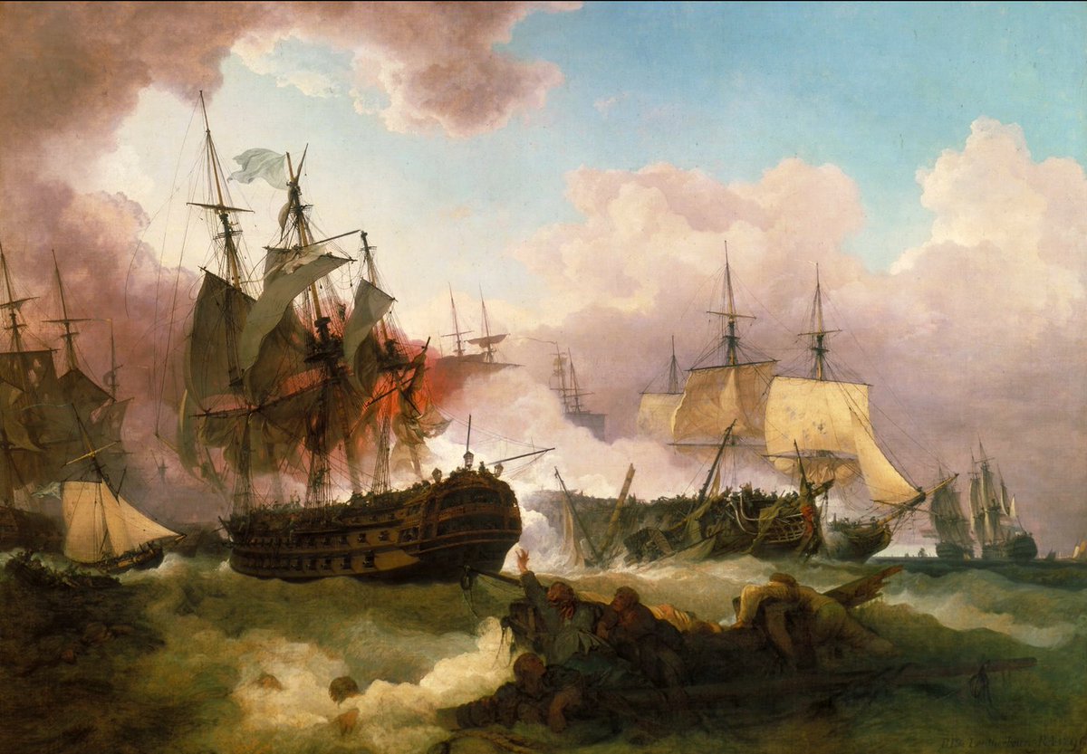 Phillip James De Loutherbourg The Battle of Camperdown [1799]