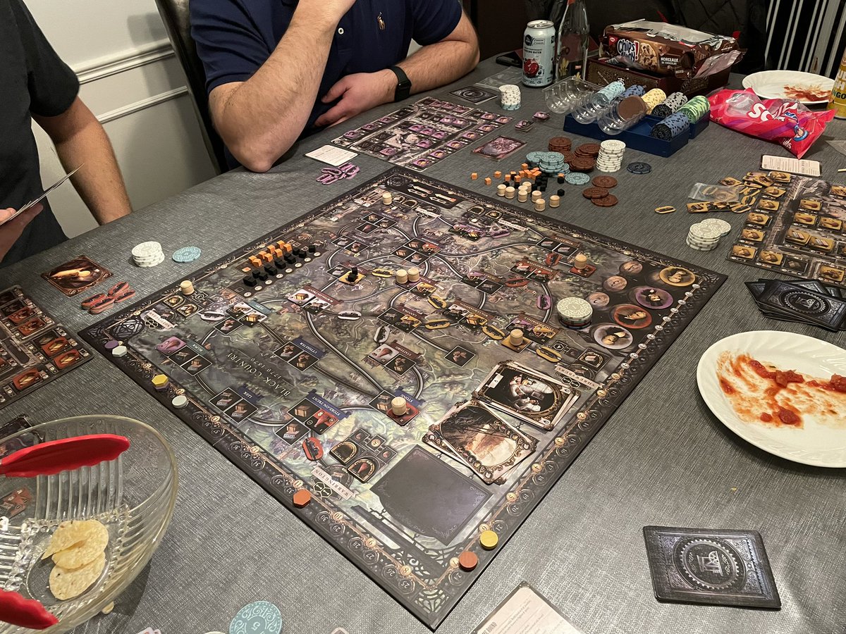 Brass: Birmingham was played, twice this week. A honking industrial strength engine of crunch. Lots of fun.