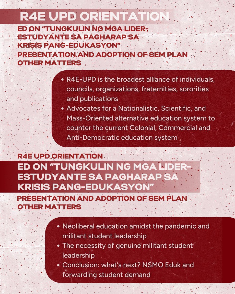 UFCUPDiliman's tweet photo. #GABlitz | UPD UFC General Assembly 3

The UP Diliman University Freshie Council held its General Assembly 3 last February 9, 2023 at Student Union Building, livestreamed via Zoom. https://t.co/C2f4ckInkE
