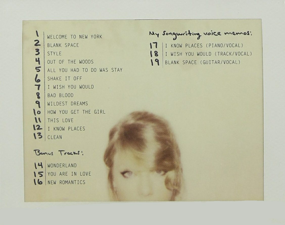 ellaatmidnighTS's tweet photo. More Fun facts about 1989 by Taylor Swift (a thread): https://t.co/eop7sZickC