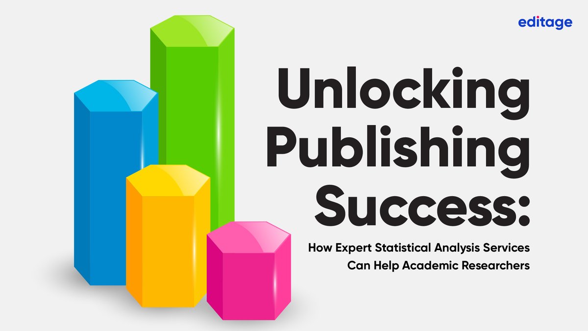 Editage's tweet photo. Do you find yourself lacking the resources & time to interpret & present your statistical data? We have some insights to help you improve the success of your academic publishing efforts - https://t.co/qe0TRBFPm1
#StatsWithEditage #AcademicTwitter #MedTwitter #DataAnalysis https://t.co/6neUhsIeii