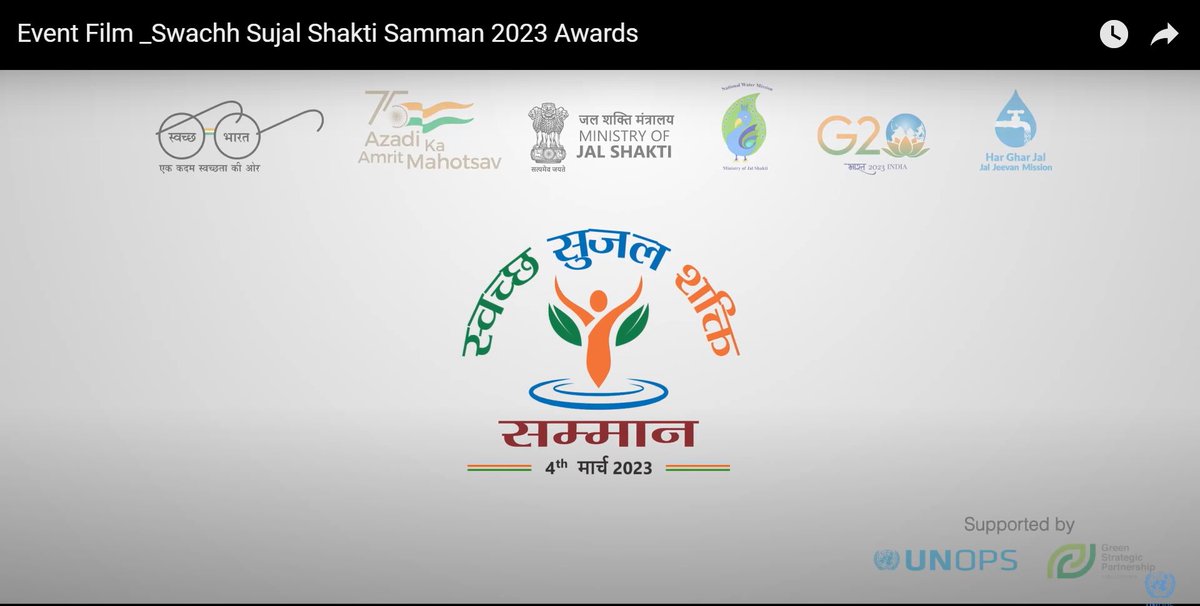 #JalShaktiseNariShakti an inspiring video developed by <a href="/UNOPS/">UNOPS</a> capturing women leadership in #WaterandSanitation across India was launched by the Hon'ble President of India at Vigyan Bhavan, New Delhi. 
youtube.com/watch?v=73HLz1…

<a href="/svane_freddy/">daikanyama</a> <a href="/DenmarkinIndia/">Rasmus Abildgaard Kristensen</a> <a href="/jaljeevan_/">Jal Jeevan Mission- #JalJeevanMission #HarGharJal</a> <a href="/PMOIndia/">PMO India</a>